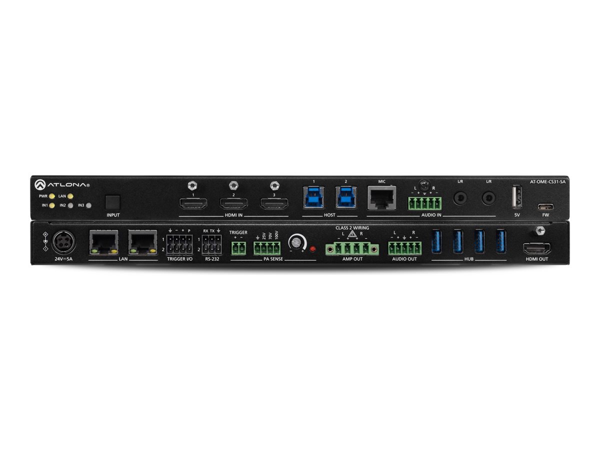 ATLONA 3X1 VIDEO SWITCHER USB-C