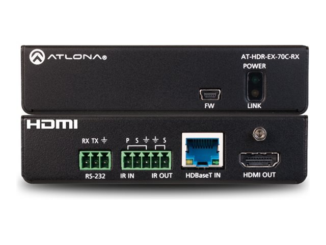 Atlona - video/audio/infrared/serial extender - RS-232, HDMI, HDBaseT - TAA
