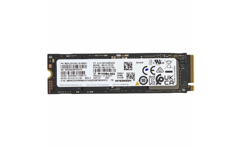 HP 512 GB Solid State Drive - M.2 2280 Internal - PCI Express NVMe