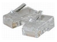 C2G Modular Plug - network connector - clear