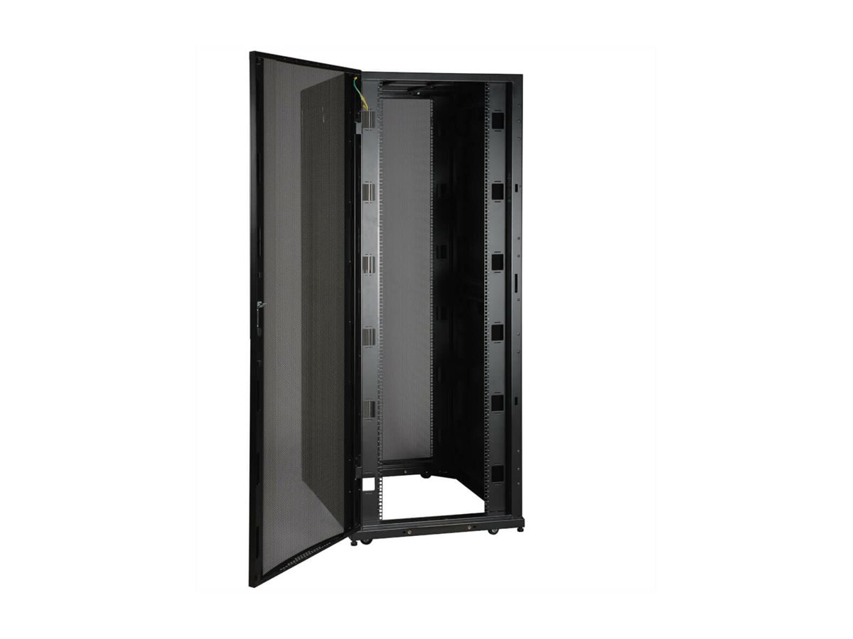 Eaton Tripp Lite Series SmartRack 42U Standard-Depth Extra-Wide Rack Enclosure Cabinet with Doors and Side Panels