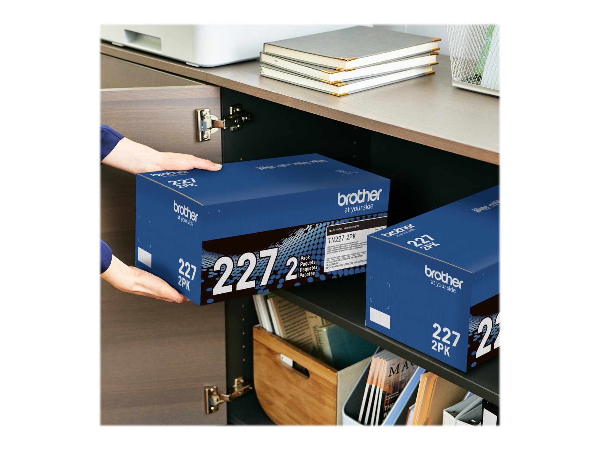 Thumbnail 4 of 4 for Brother TN227 2PK - 2-pack - High Yield - black - original - toner cartridge