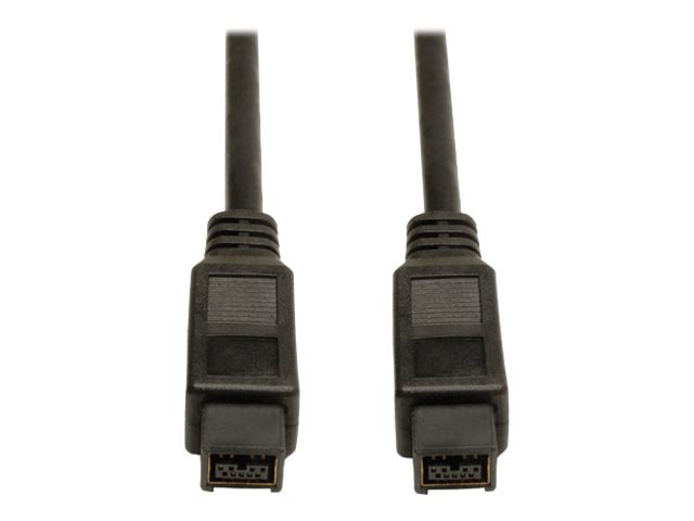 Tripp Lite 6ft Hi-Speed FireWire IEEE Cable-800Mbps with Gold Plated Connectors 9pin/9pin M/M 6' - IEEE 1394 cable -