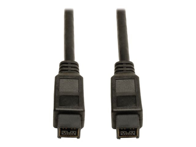 Tripp Lite 10ft Hi-Speed FireWire IEEE Cable-800Mbps with Gold Plated Connectors 9pin/9pin M/M 10' - IEEE 1394 cable -