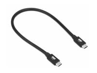 OWC - Thunderbolt cable - 24 pin USB-C to 24 pin USB-C - 1 ft