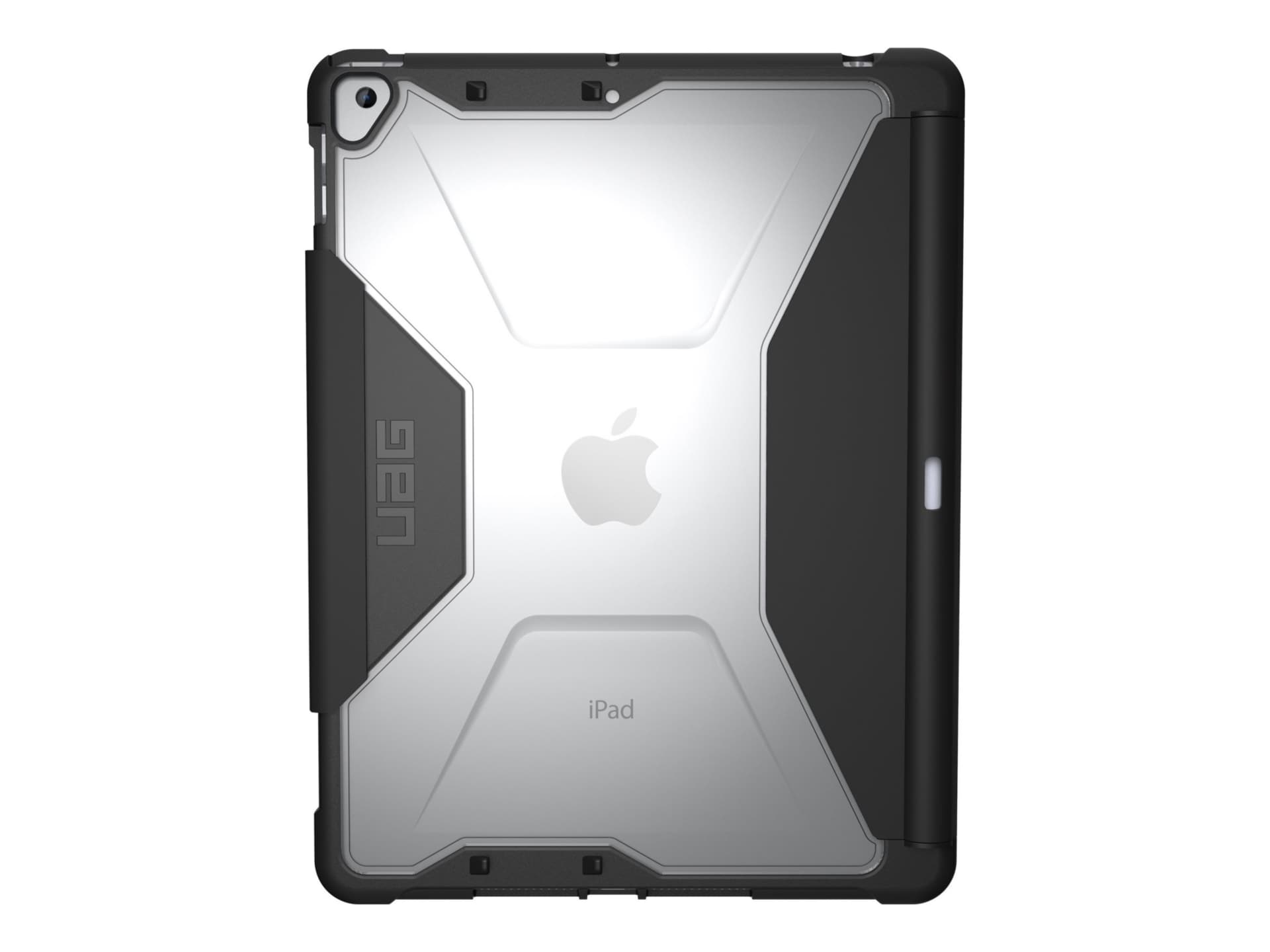 UAG Rugged Case for iPad (7th gen, 10.2-inch screen) - Plyo Black/Ice - bac