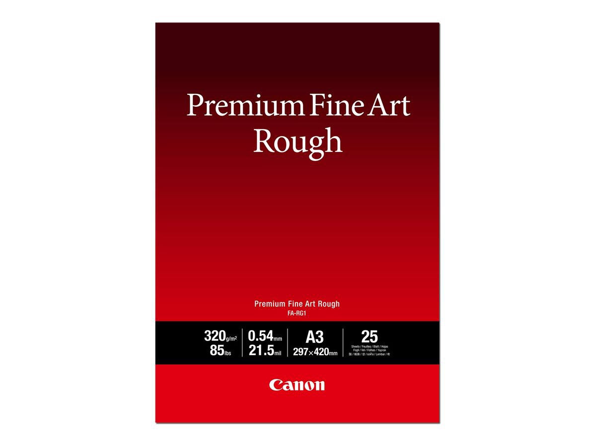 Canon Premium FA-RG1 - fine art paper - rough - 25 sheet(s) - A3 - 320 g/m²