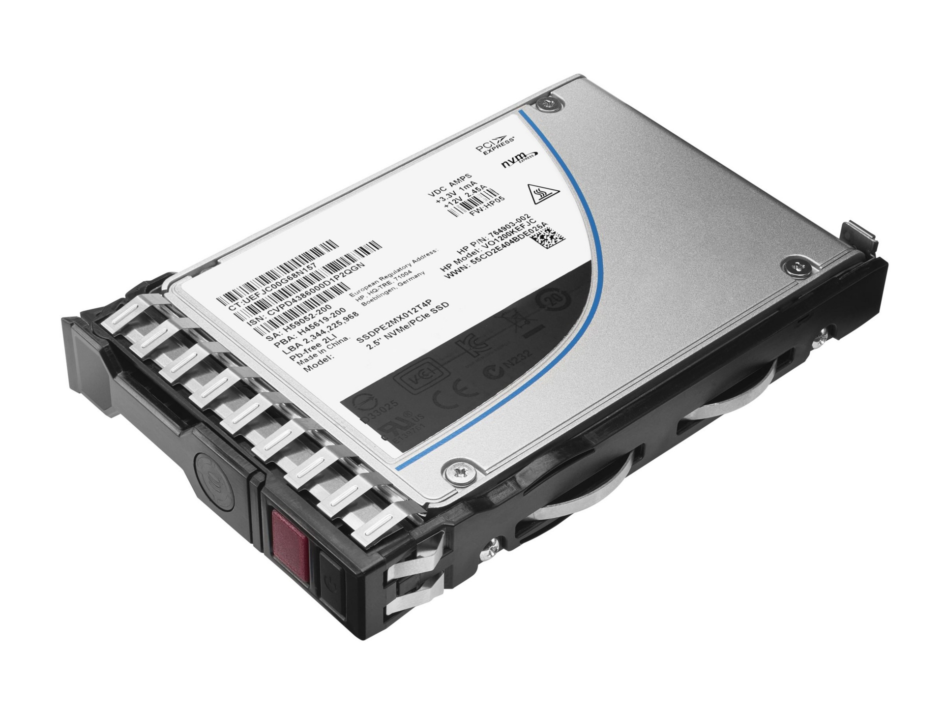 HPE - SSD - Read Intensive - 7.68 TB - U.2 PCIe (NVMe)