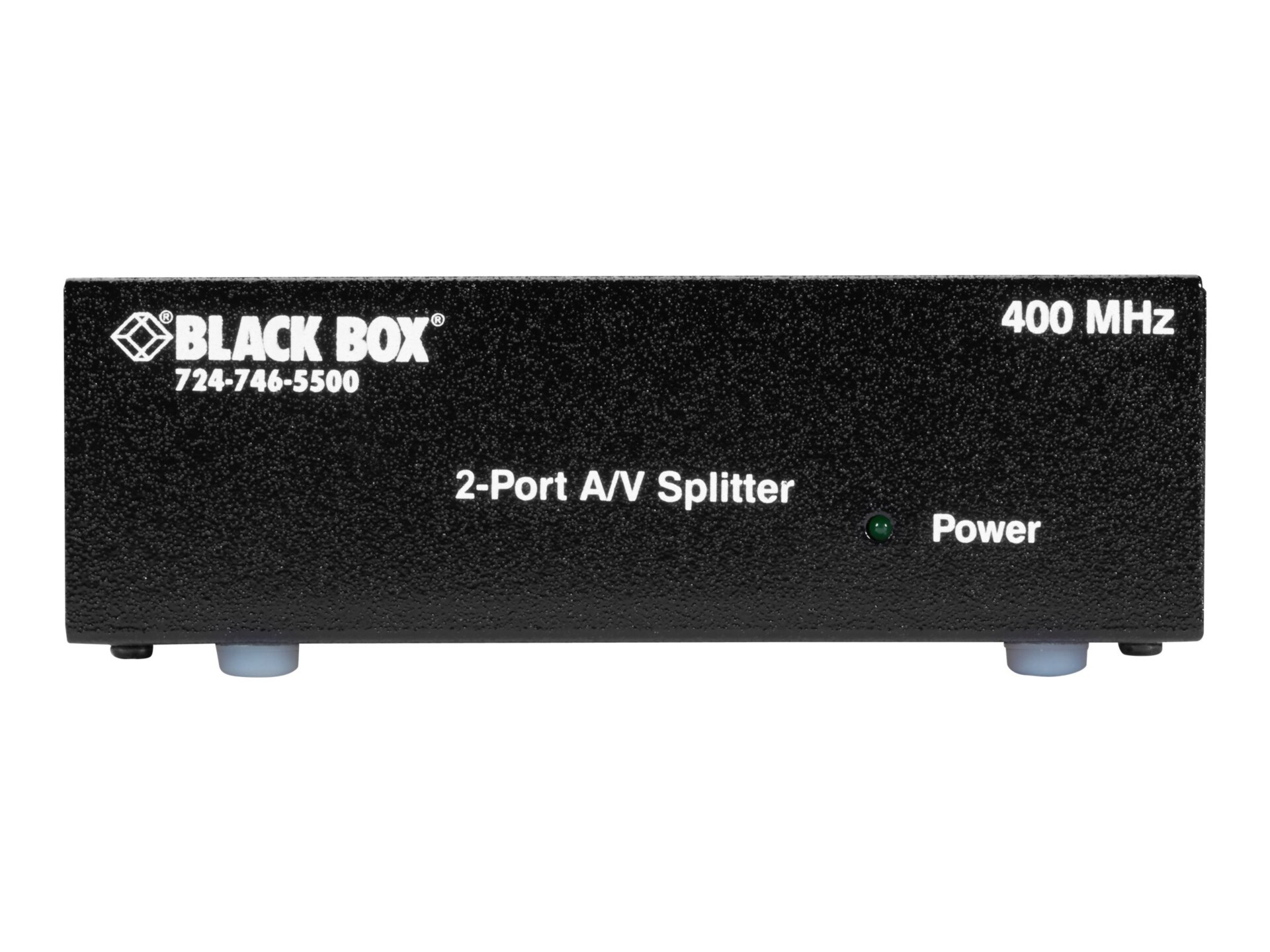Black Box Audio/Video Splitter - video/audio splitter - 2 ports