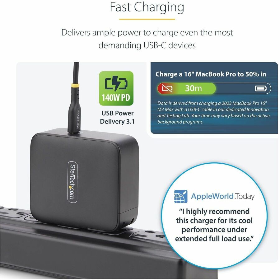 StarTech.com USB-C Wall Charger - Thumbnail 5