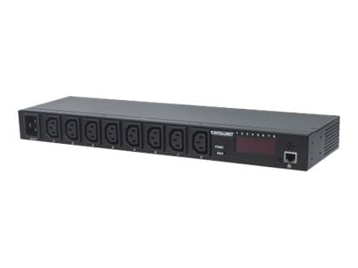 Intellinet 19" Intelligent 8-Port PDU, 19" Rackmountable C13 Intelligent Po