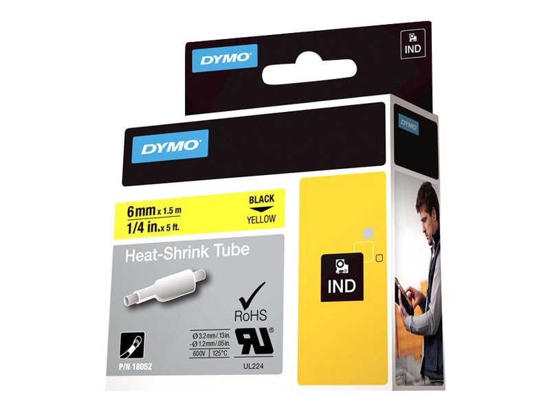 DYMO RhinoPRO Heat shrink tubing - sleeves - Roll (0.24 in x 5 ft)