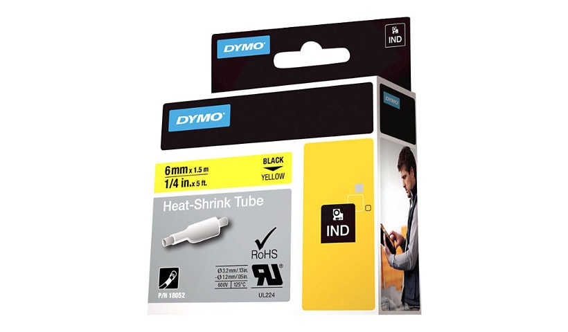 DYMO RhinoPRO Heat shrink tubing - sleeves - Roll (0.24 in x 5 ft)