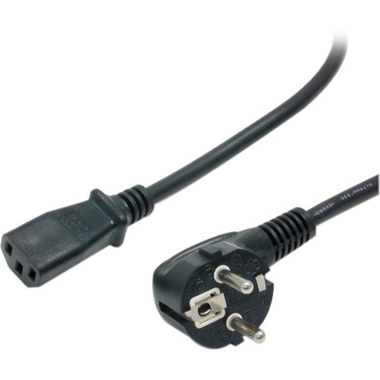 StarTech.com 2m (6ft) Computer Power Cord, 18AWG, EU Schuko to C13, 10A 250