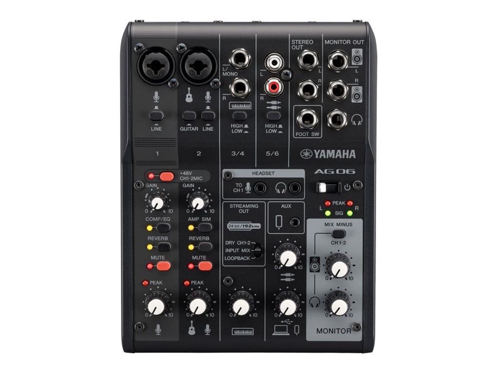 Yamaha AG06MK2 streaming audio controller - 6-channel