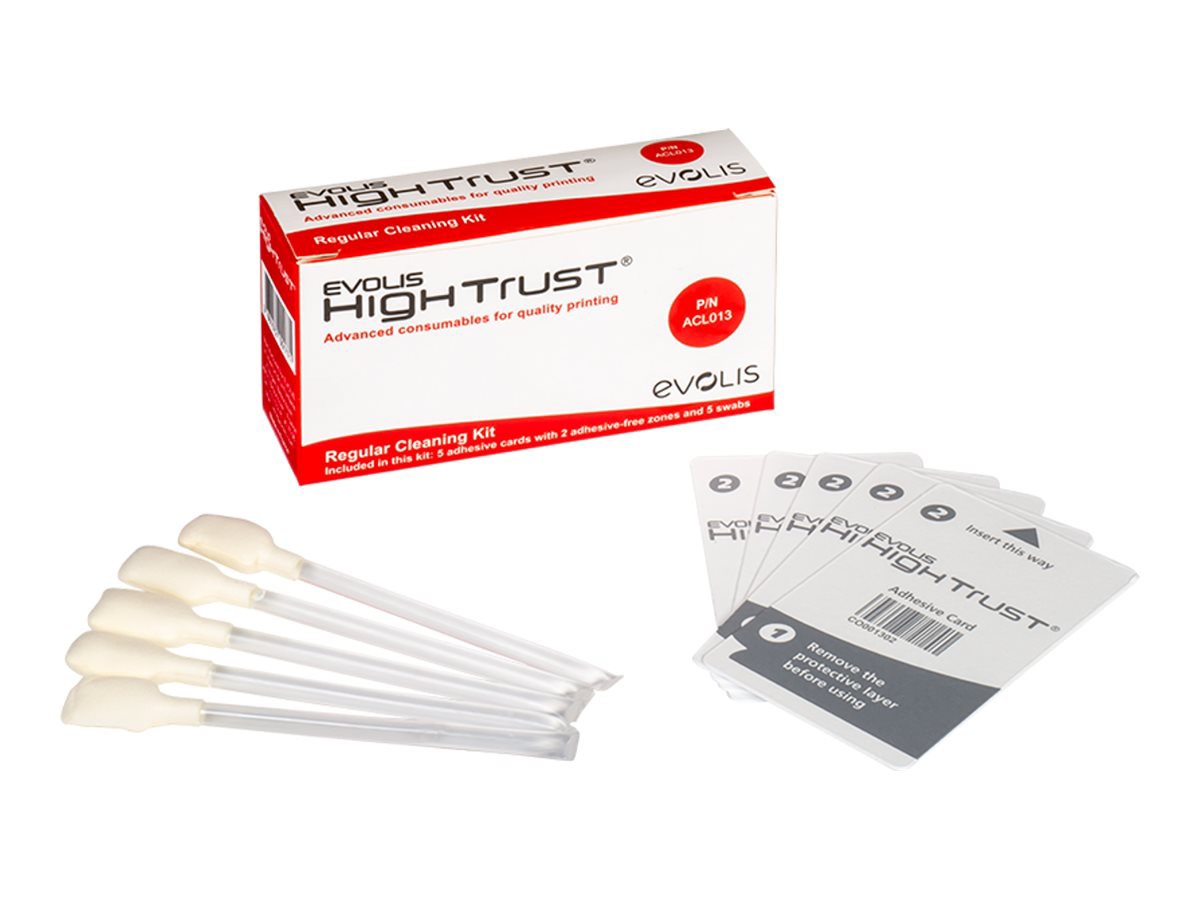 Evolis High Trust Regular Kit - printer cleaning kit