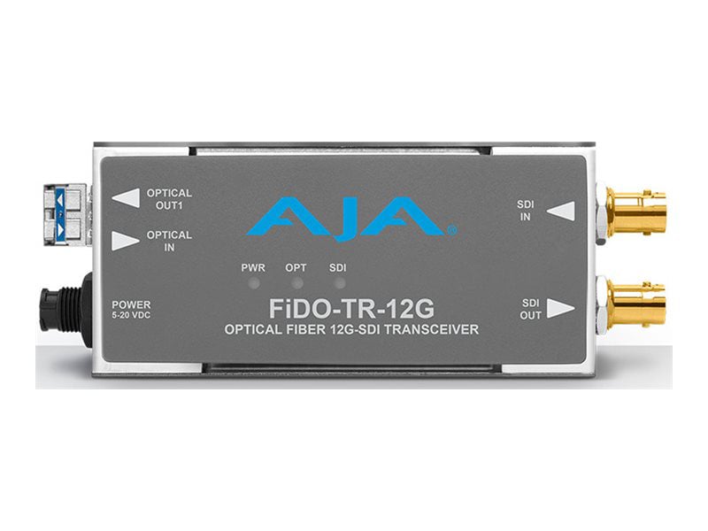 AJA FIDO-TR-12G - fiber media converter - 12G-SDI