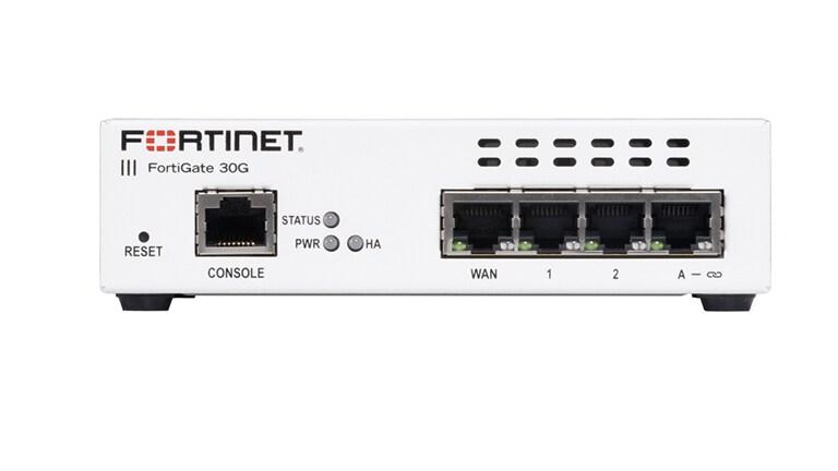 Fortinet FortiWiFi 30G - security appliance - Wi-Fi 6 - cloud-managed - with 1 year FortiCare Premium Support + 1 year