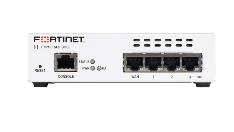 Fortinet FortiWiFi 30G - security appliance - Wi-Fi 6 - cloud-managed - wit