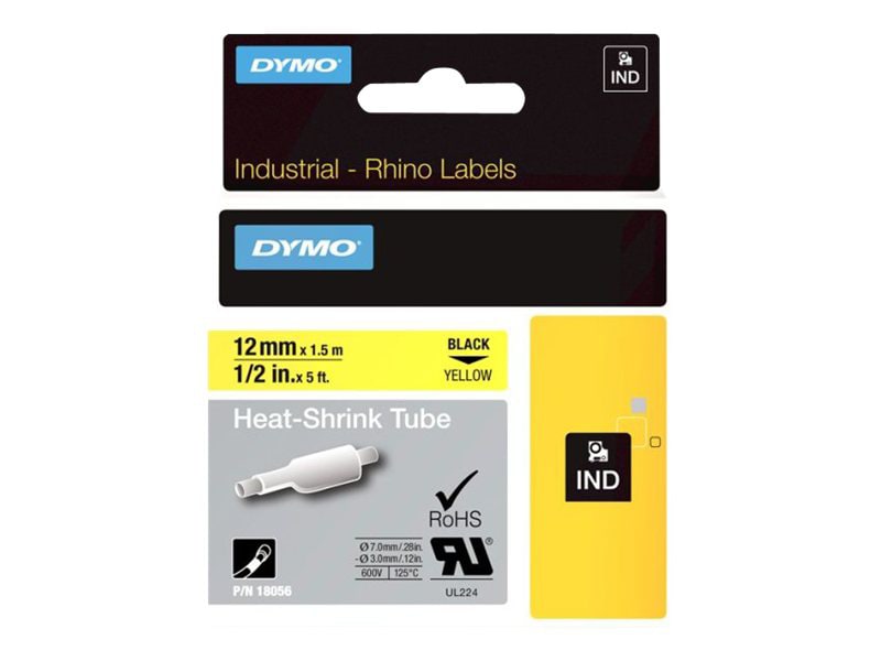 Dymo RhinoPRO Heat shrink tubing - sleeves - Roll (1/2 in x 5 ft)