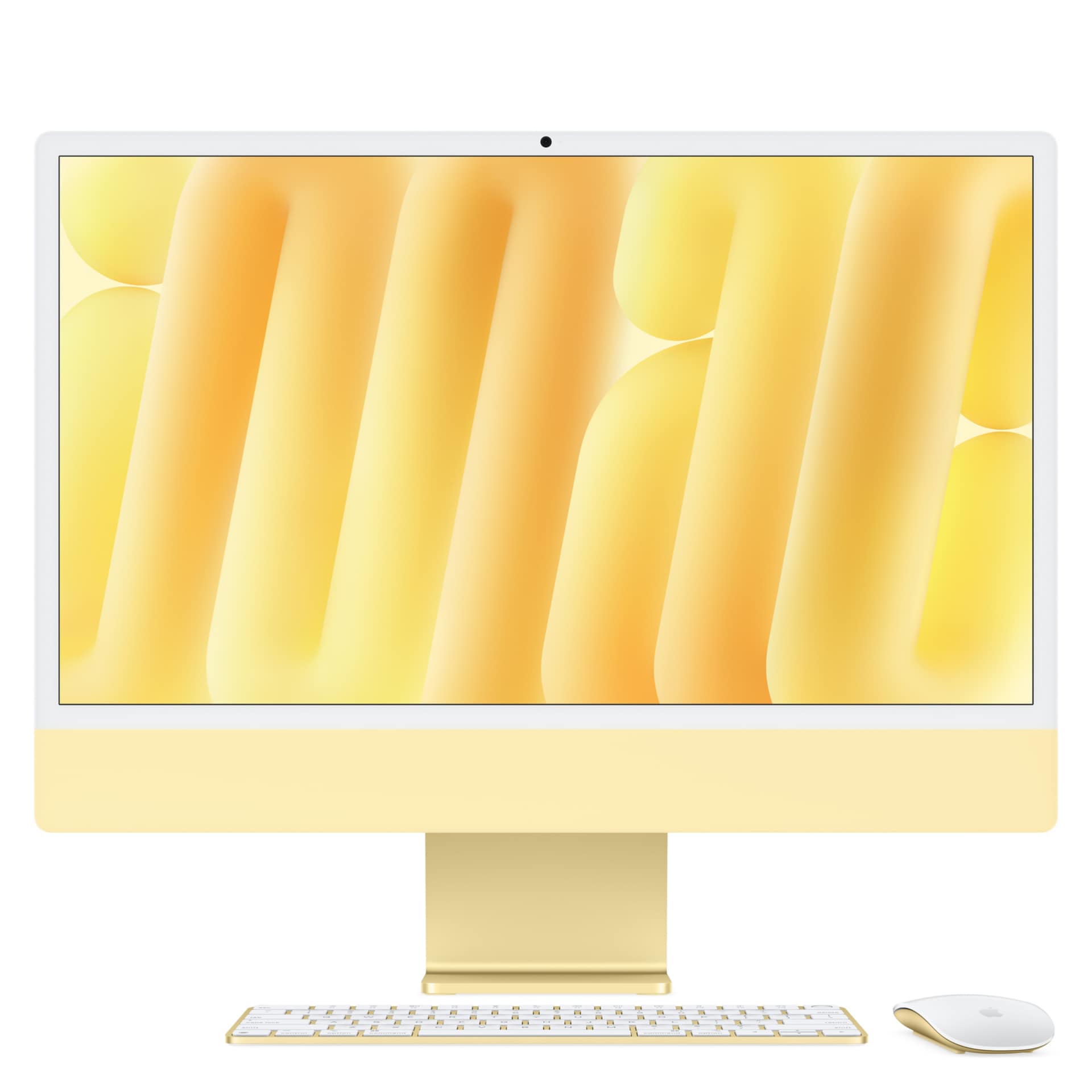 Apple iMac - 4.5K Retina Display - 24" - 8-core CPU - 8-core GPU - M4 - 16 GB RAM - 256 GB SSD - Yellow
