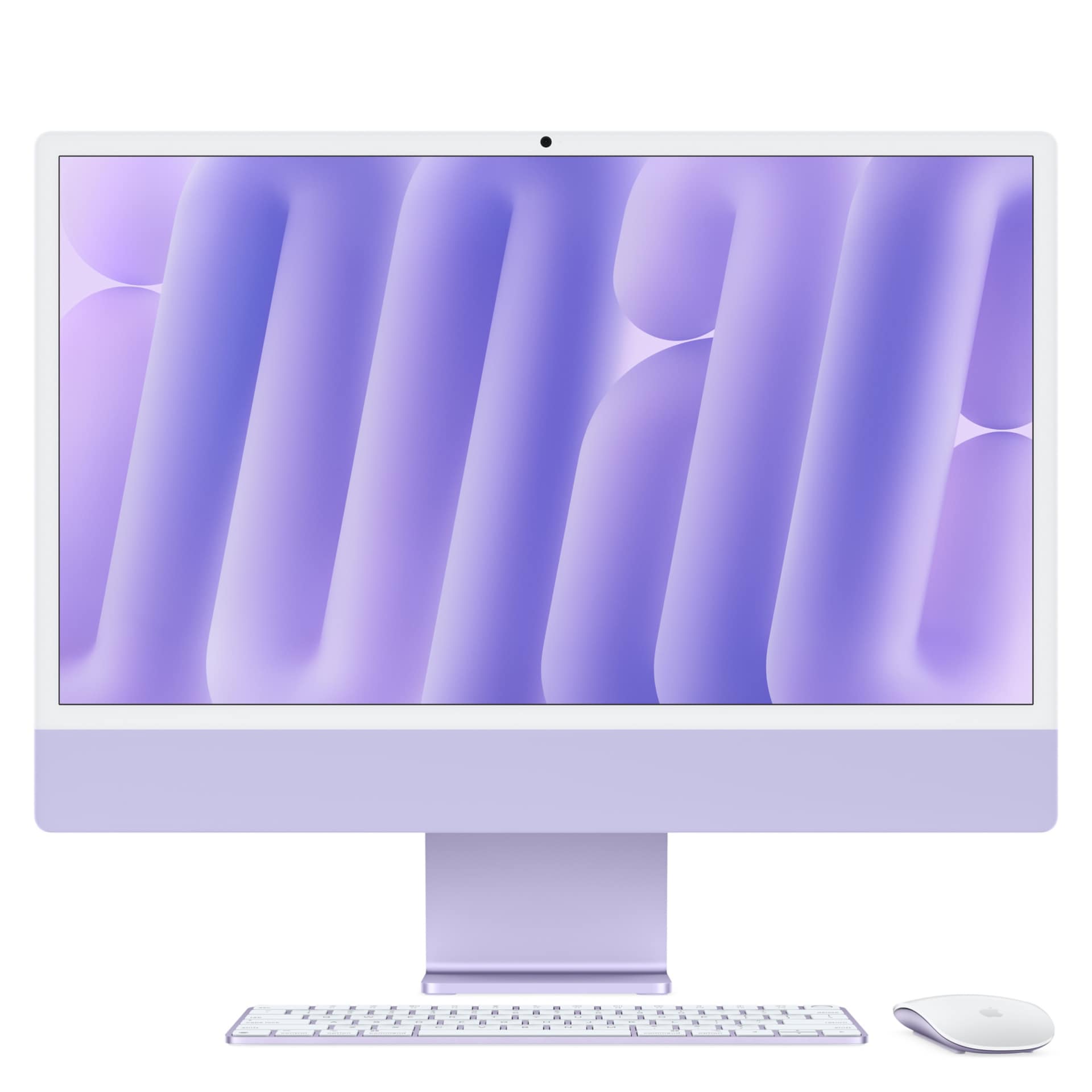 Apple iMac - 4.5K Retina Display - 24" - 8-core CPU - 8-core GPU - M4 - 24 GB RAM - 256 GB SSD - Purple