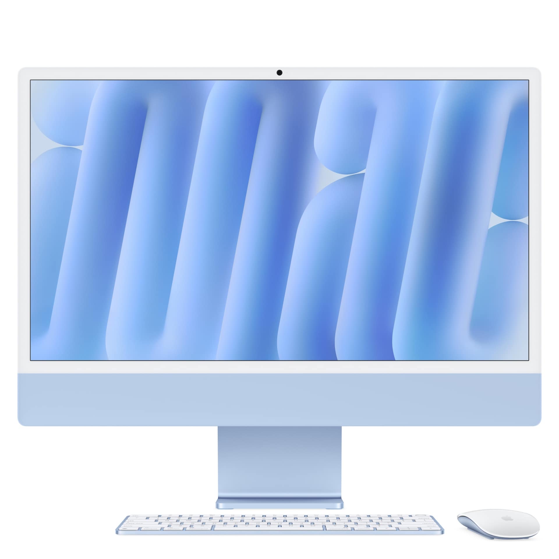 Apple iMac - 4.5K Retina Display - 24" - 10-core CPU - 10-core GPU - M4 - 24 GB RAM - 256 GB SSD - Blue