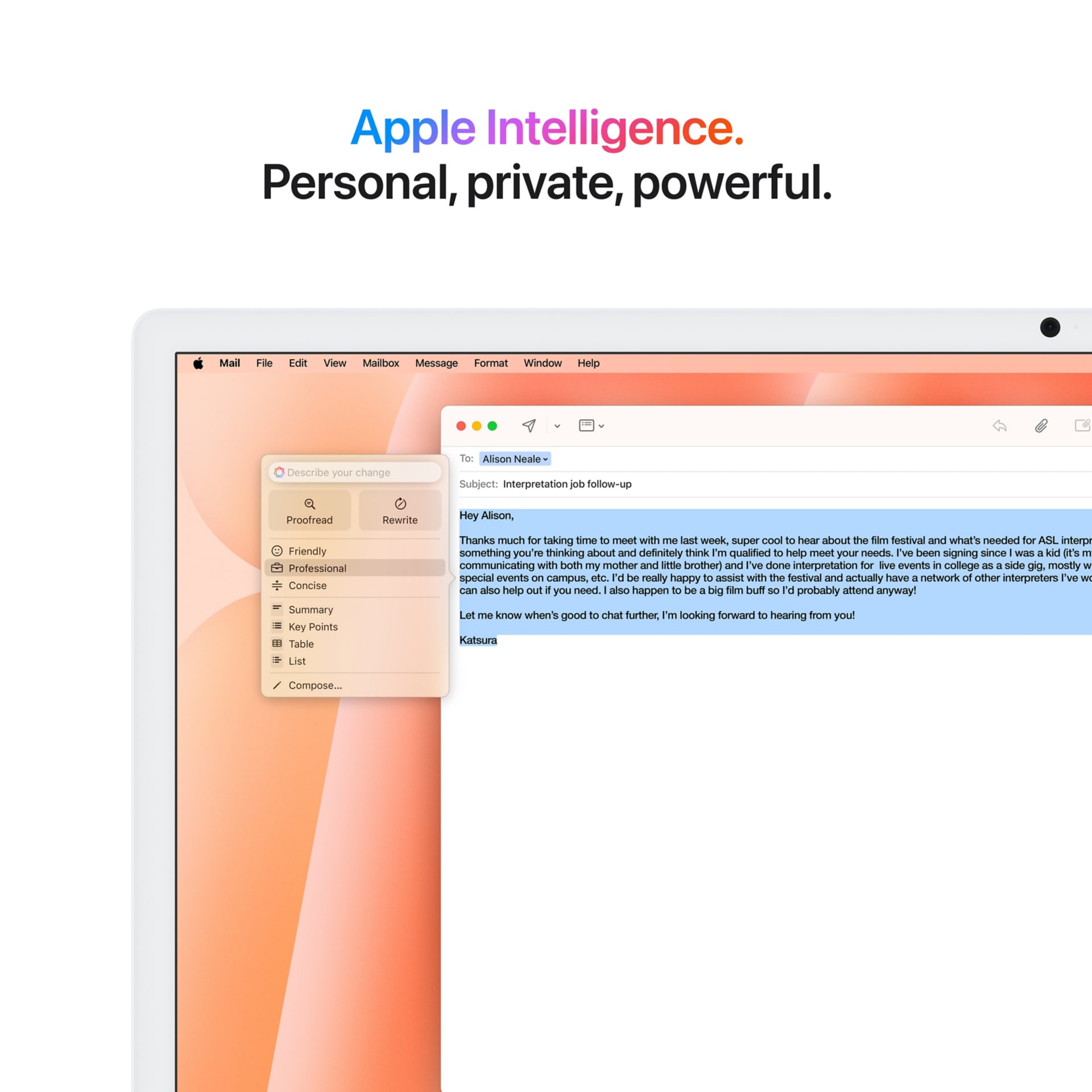 Thumbnail 5 of 9 for Apple iMac - 4.5K Retina Display - 24" - 8-core CPU - 8-core GPU - M4 - 24 GB RAM - 256 GB SSD - Orange