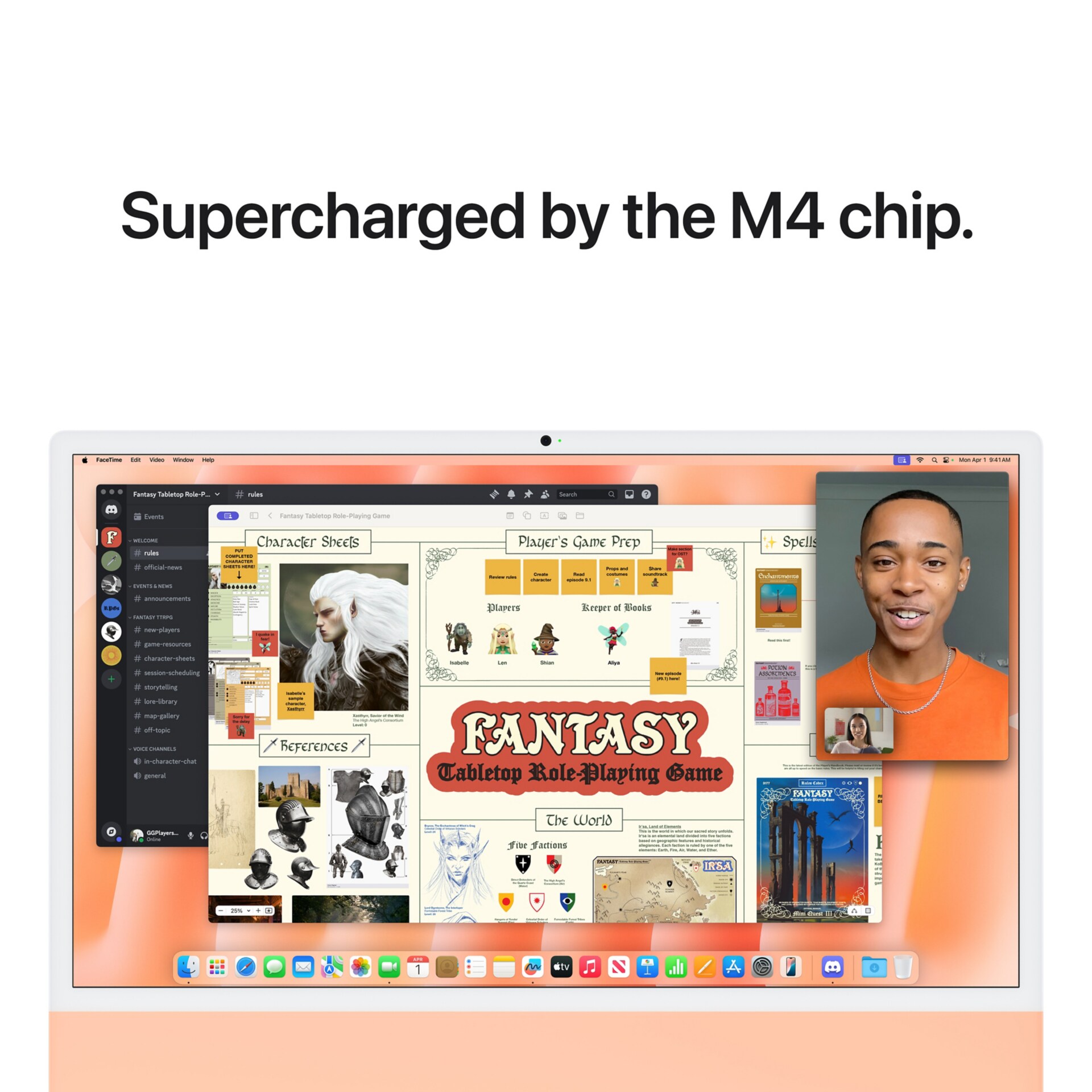 Thumbnail 6 of 9 for Apple iMac - 4.5K Retina Display - 24" - 8-core CPU - 8-core GPU - M4 - 24 GB RAM - 256 GB SSD - Orange