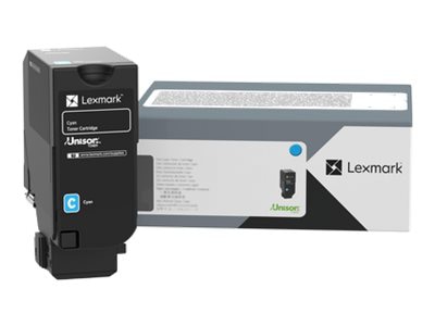 Lexmark 81C0X20 - cyan - original - toner cartridge - LCCP