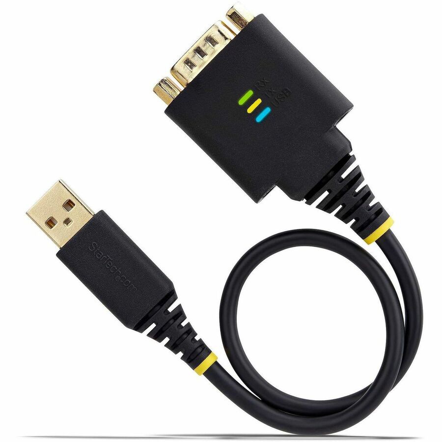 Thumbnail 6 of 8 for StarTech.com 1ft/30cm USB to RS232 Serial Adapter Cable, COM Retention, FTDI, Changeable Nut/Screws, Windows/macOS/Linux