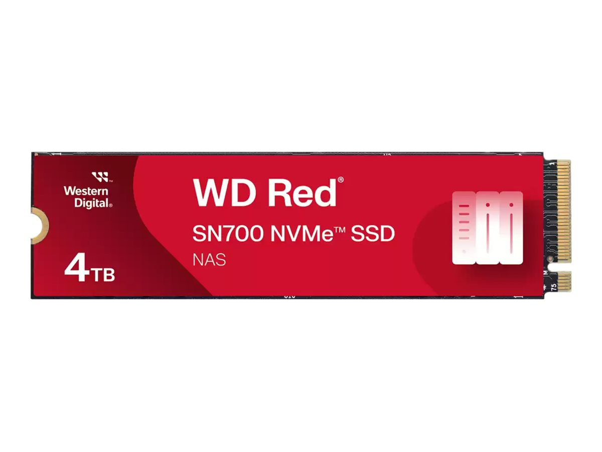 WD Red SN700 - SSD - 4 TB - PCIe 3.0 x4 (NVMe)
