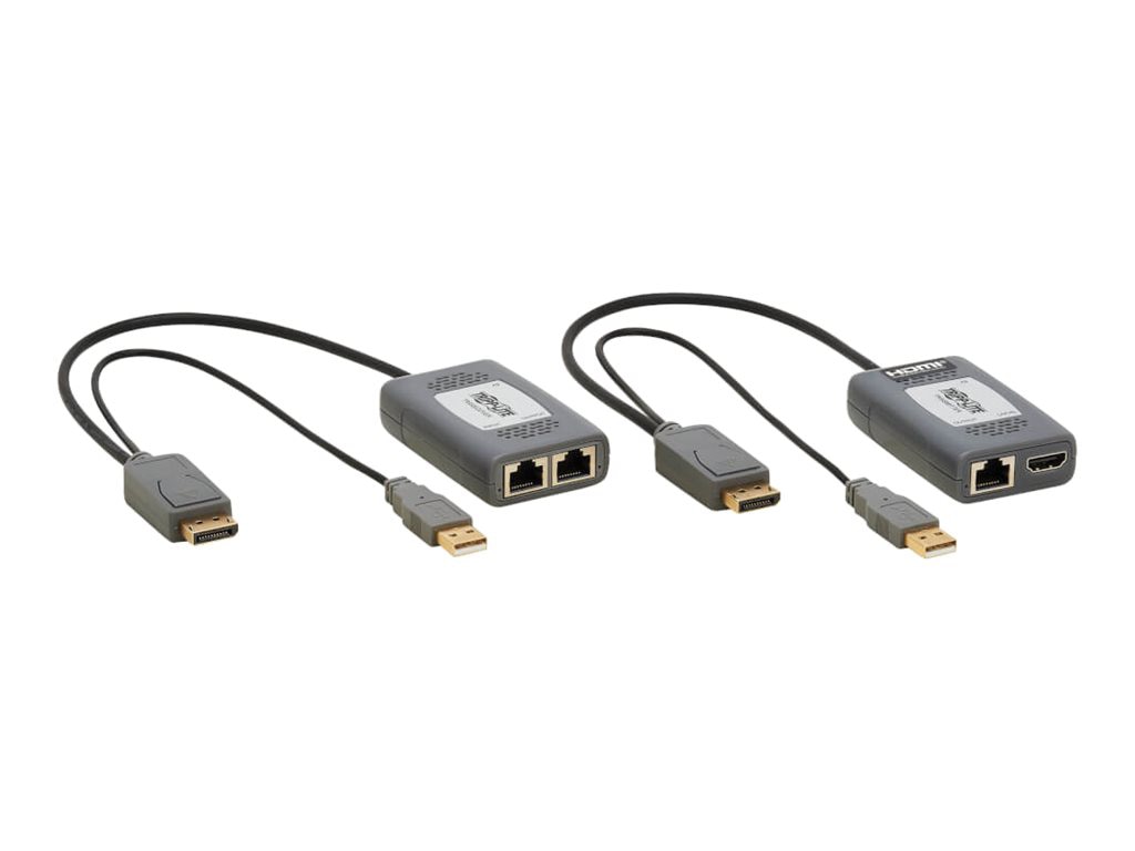 Eaton Tripp Lite Series 1-Port DisplayPort over Cat6 Extender Kit, Pigtail