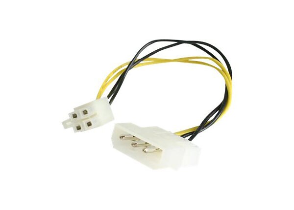 StarTech.com 6in LP4 to P4 Auxiliary Power Cable Adapter - power adapter - 15.2 cm