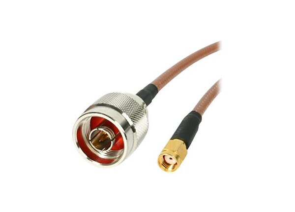 StarTech.com N-Male to RP-SMA Wireless Antenna Adapter Cable - antenna adapter - orange