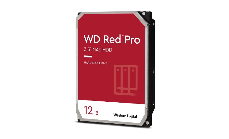Western Digital Red Pro 12TB 2台 WD Red Pro WD122KFBX - hard drive - Enterprise - 12 TB - SATA 6Gb