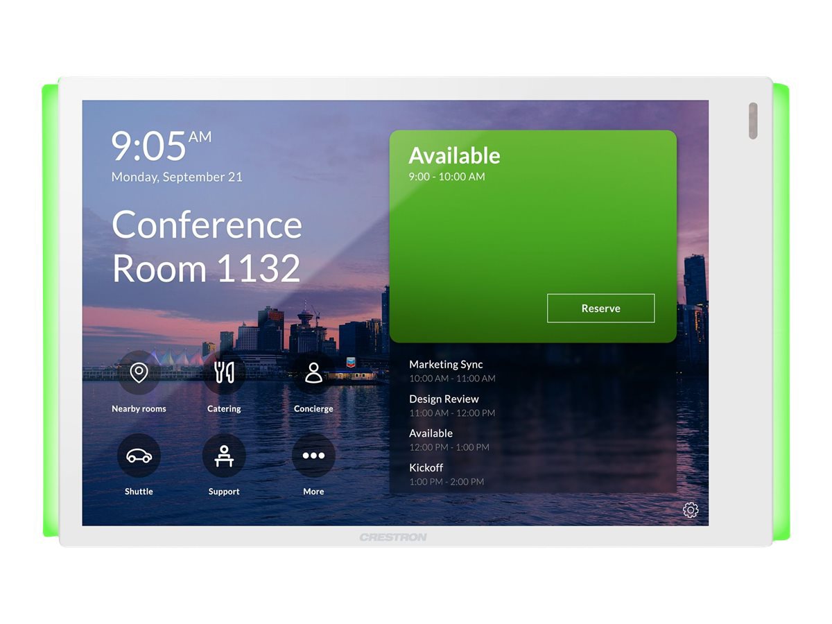 Crestron TSS-770 Series TSS-770-T-W-S-LB KIT - for Microsoft Teams - room manager - 802.11a/b/g/n/ac, Bluetooth - smooth