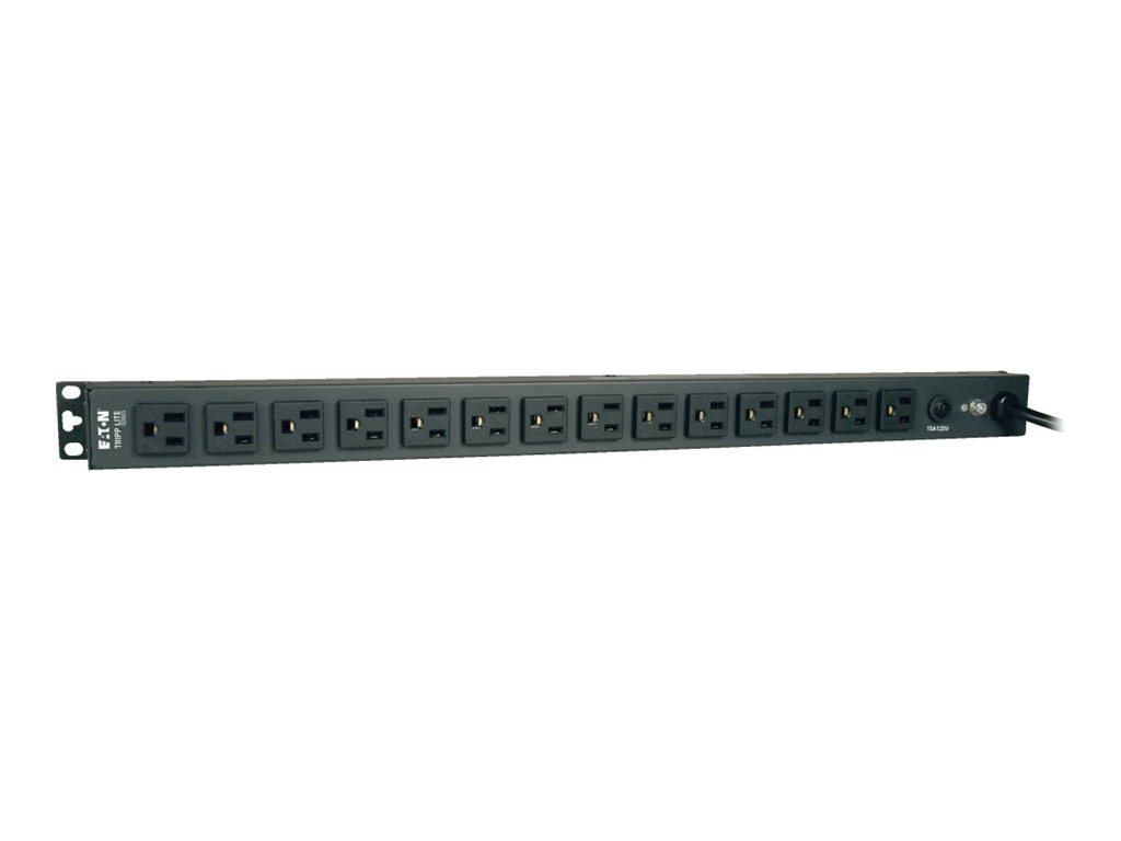 Eaton Tripp Lite Series PDU Basic 120V 1.8kW 15A 5-15R 14 Outlet 5-15P Vert