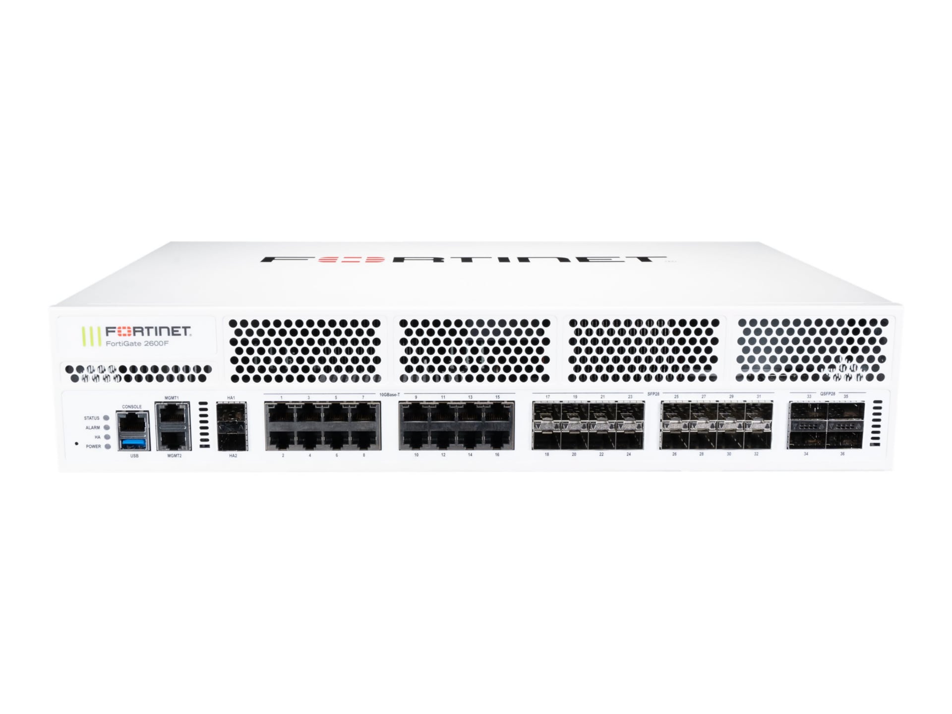 Fortinet FortiGate 2601F - security appliance - with 1 year FortiCare Premium Support + 1 year FortiGuard Enterprise
