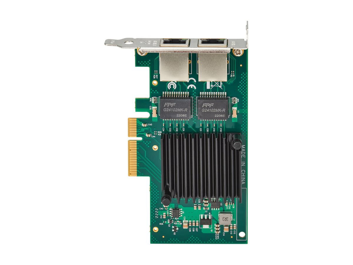 Eaton Tripp Lite Series 2-Port Gigabit Ethernet PCI Express (PCIe x4) Network Interface Card (NIC), I350-T2