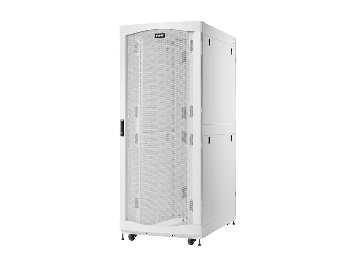 Eaton SmartRack 48U Deep Extra-Wide Heavy-Duty Rack Enclosure Cabinet for AI Servers, White