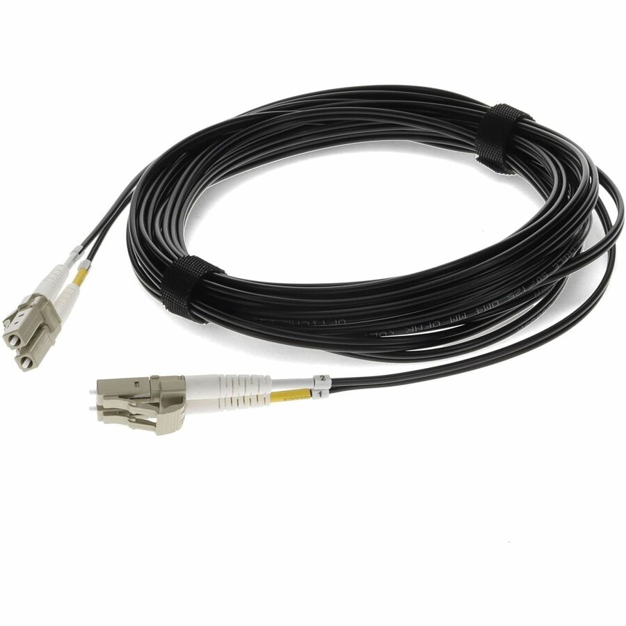 Proline 5m LC to LC Black OM4 Duplex OFNR (Riser-Rated) Fiber Patch Cable