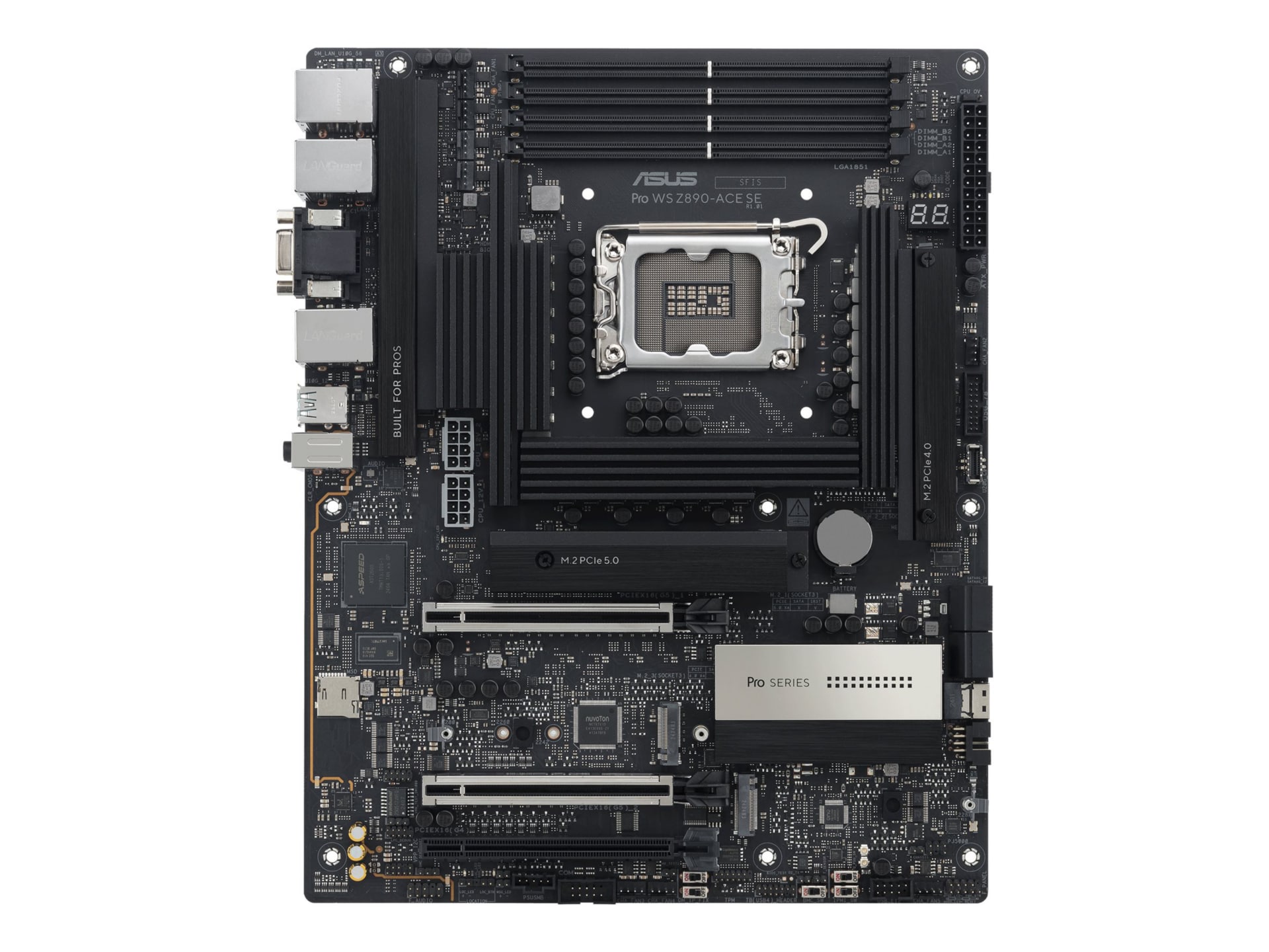 ASUS PRO WS Z890-ACE SE - motherboard - ATX - LGA1851 Socket - Z890