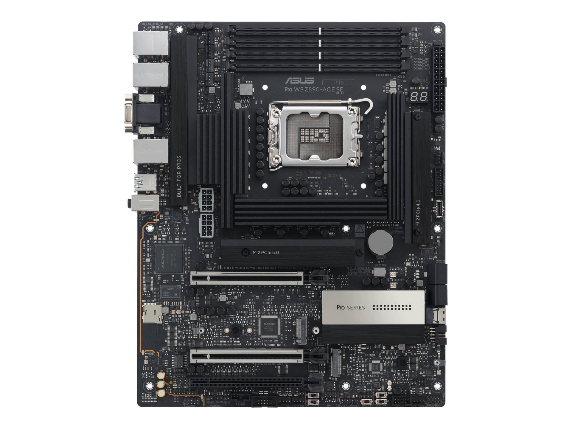 Asus PRO WS Z890-ACE SE - motherboard - ATX - LGA1851 Socket - Z890