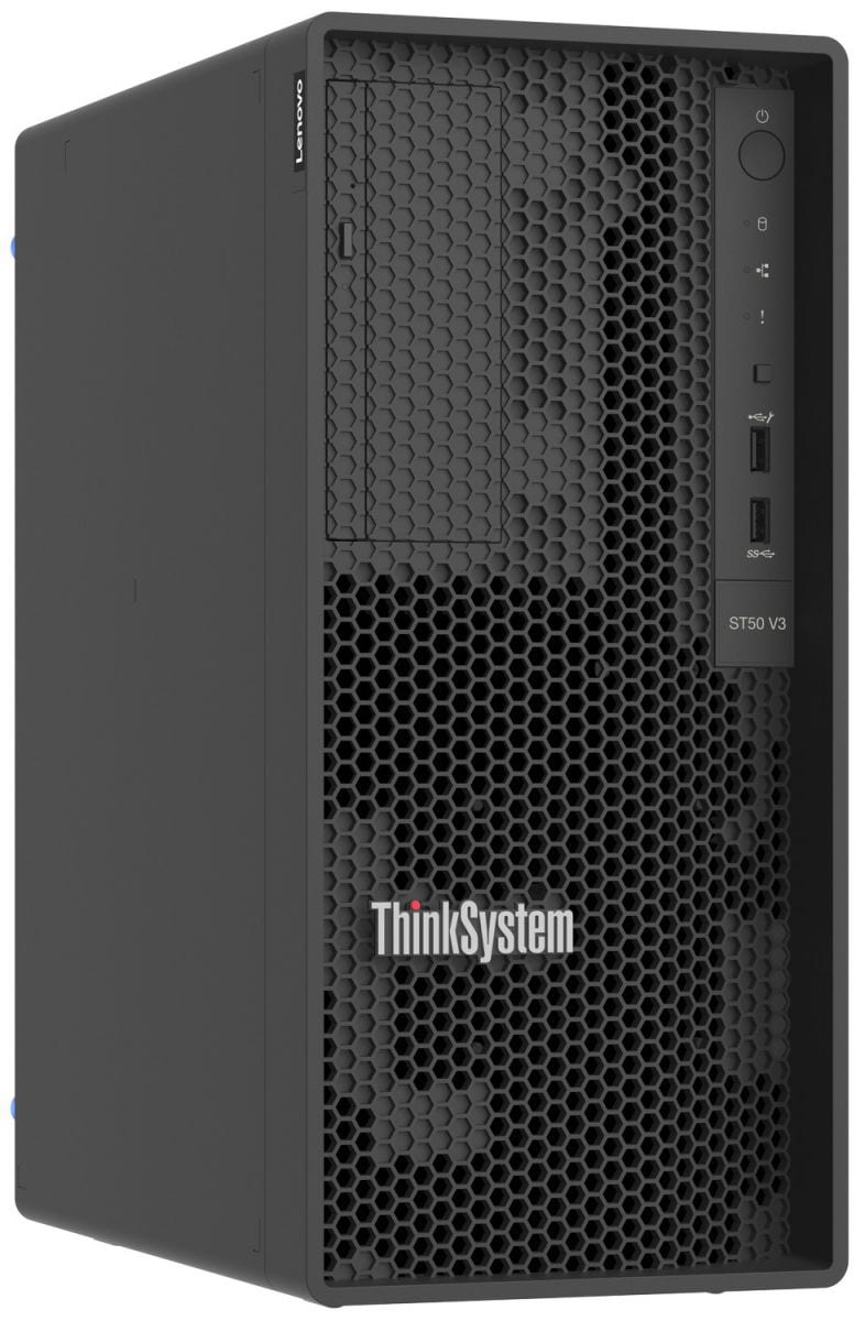 Lenovo ThinkSystem ST50 V3 Server - Intel Xeon E-2400 - 128GB DDR5 - PCIe G