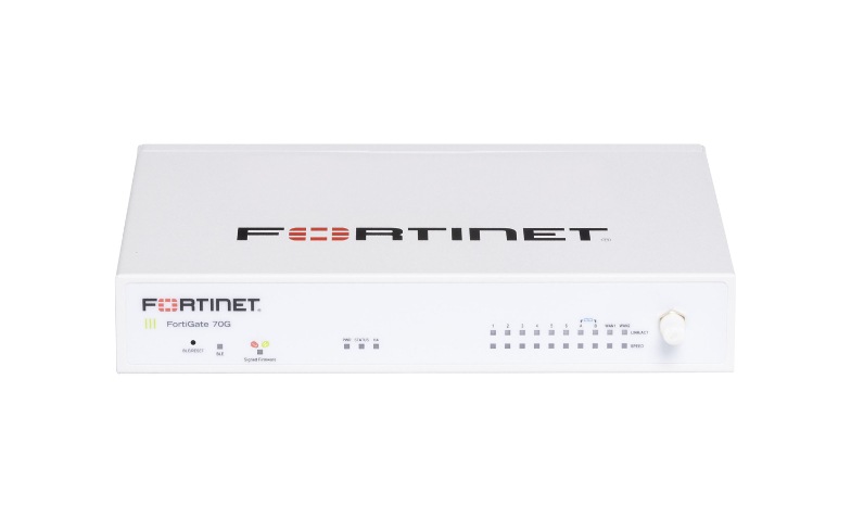 Fortinet FortiGate 70G - security appliance - with 1 year