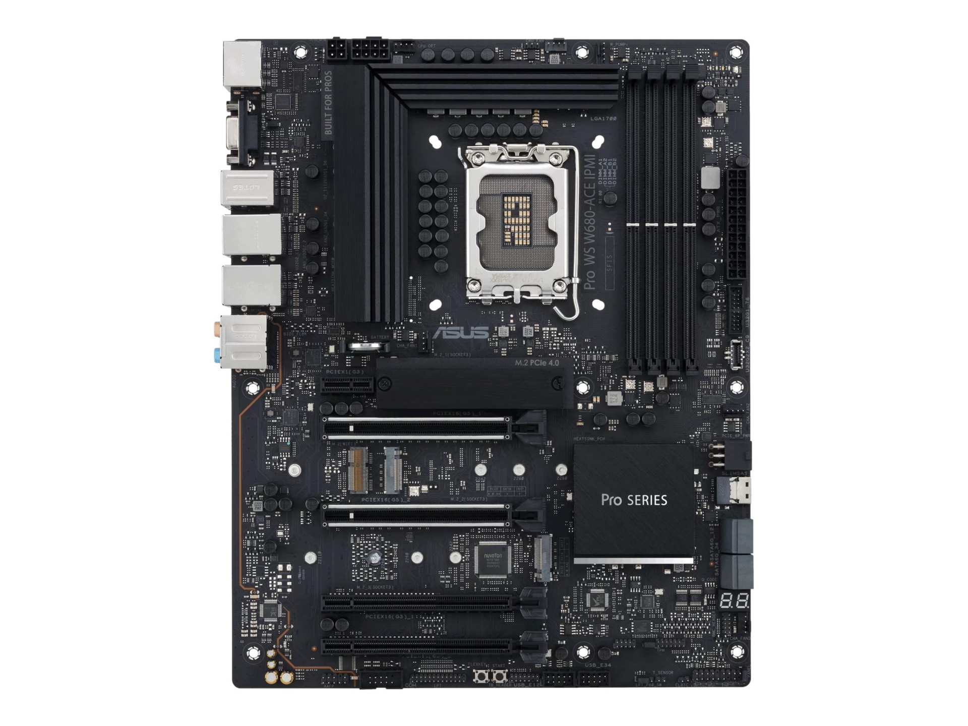 Asus Pro WS W680-ACE IPMI - motherboard - ATX - LGA1700 Socket - W680