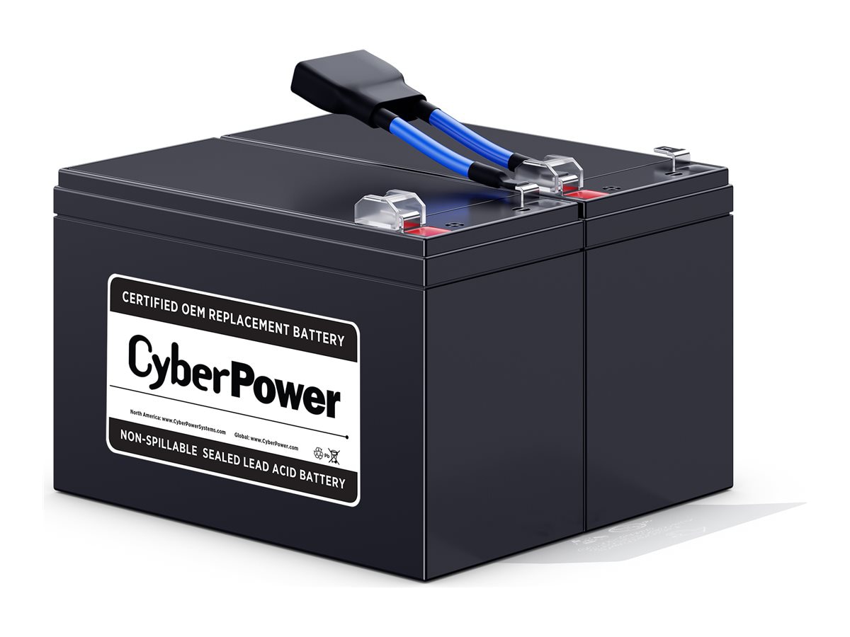 CyberPower RB1290X2A - UPS battery - lead acid - 9 Ah