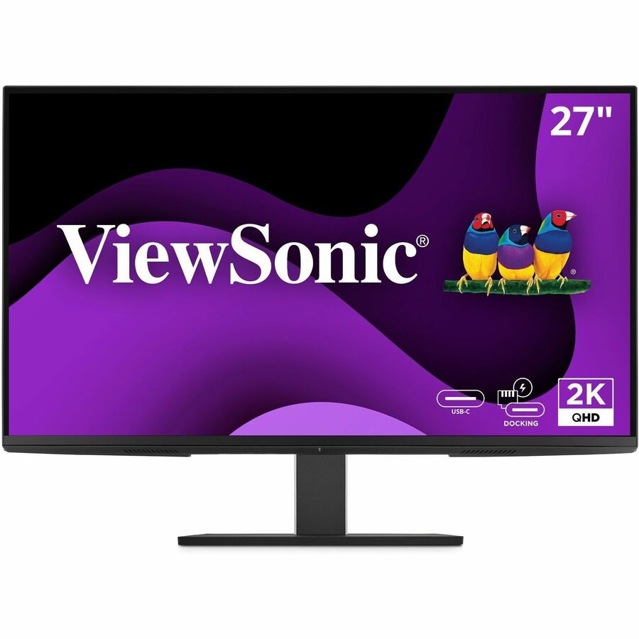 ViewSonic Ergonomic VG2758-2K - 1440p IPS Docking Monitor 100W USB-C, RJ45,