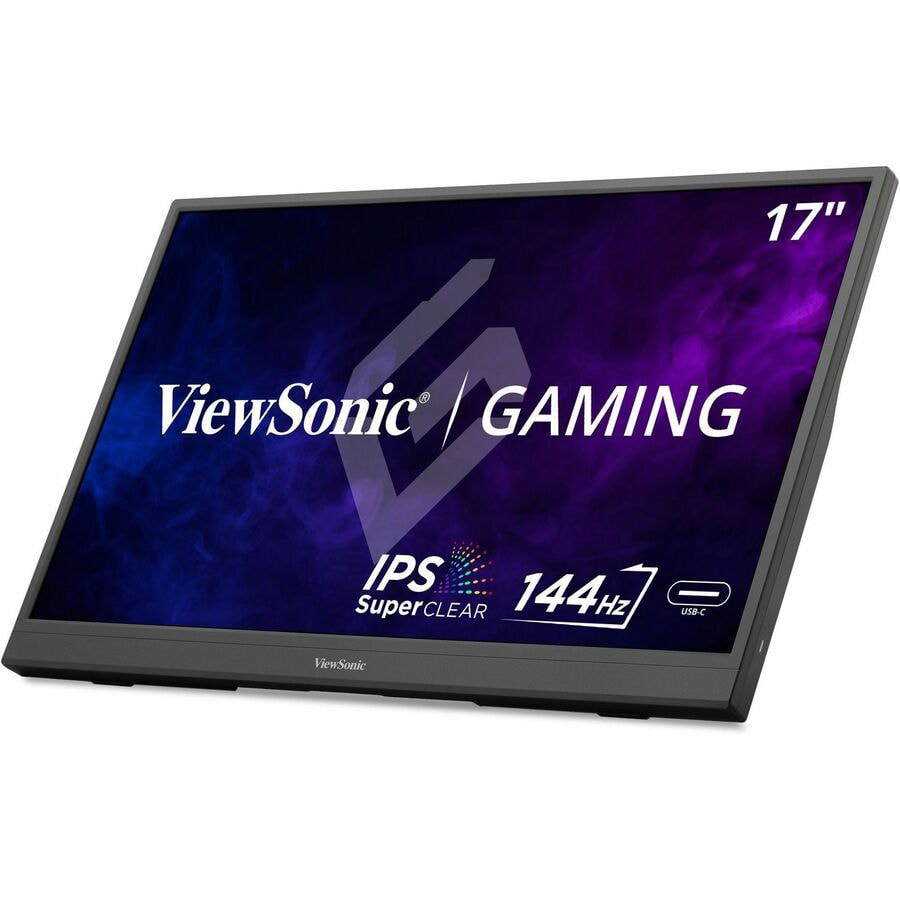 ViewSonic Gaming VX1754 - 1080p 144Hz IPS Portable Gaming Monitor with FreeSync, HDMI, 60W USB-C - 250 cd/m² - 17.3"